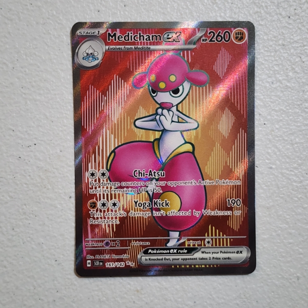 Medicham EX 161/142 Holo Rare Pokemon Trading Card 