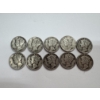 Image 2 : United States 90% Silver Dimes- $1.00 Face Value - Assorted Dates- Wonderful Condition