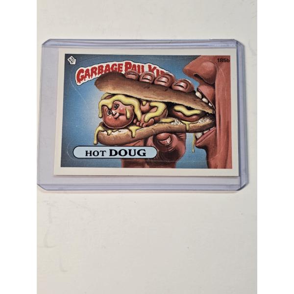 1986 Topps Garbage Pail Kids HOT DOUG #185b - Mint Condition