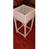 Image 2 : Rattan Planter 12" by 12" by 26" Tall - Nice condition See Picture