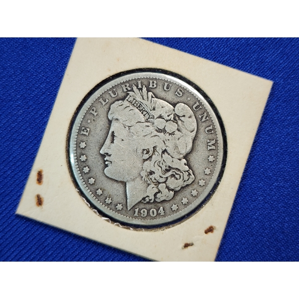 1904 Silver Morgan Dollar - 90% Silver U.S. Dollar