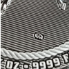 Image 2 : Scottsdale Mint 1 Troy Oz .9999 Fine Silver "Ride For The Brand" Round w/ Buffalo Privy 