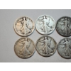Image 2 : Assorted Years Silver Walking Liberty Half Dollars Face Value $3.50