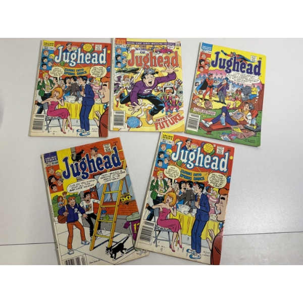 Jughead Comics - 5 Total - (4) 1988 - 1991 - Archie Series Comic Books 