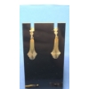 Image 2 : 14KT Gold Earrings & Brooch/Pin - Total Weight: 7.5g
