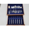 Image 16 : Beautiful Towle "El Grandee" 1964 Sterling Silver Flatware Set in Wooden Storage Box TW: 1964g
