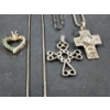 Image 3 : Three Sterling Silver Necklaces With Three Sterling Silver Pendants Weighing 21.9 Grams