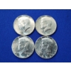 Image 1 : x4 Assorted Years 40% Silver Kennedy Half Dollars - FV: $2.00