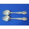 Image 4 : 2 - Gorham Melrose Sterling Silver Spoons - TW: 73.7g