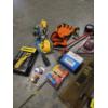 Image 4 : Plastic Storage Bin With Husky Air Tool Accessories, Hawkeye Thermometers, Coupler & Much More