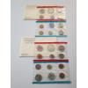 Image 1 : x2 1970 United States Mint Uncirculated Coin Sets Including (2) 40% Silver Kennedy Half Dollars 