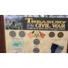 Image 2 : Treasury Of The Civil War North And South Collection Framed Display Ft Coins, Medals & Stamps