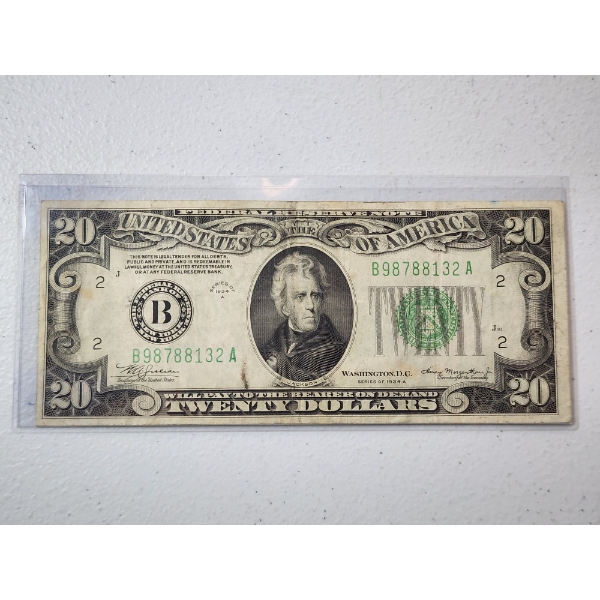 United States Series 1943-A $20 New York Note