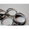 Image 7 : Six Assorted Sterling Silver Rings - Various Syles, Sizes, and Gemstones - Total Weight: 21.3g