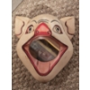 Image 1 : 9" Tall Clown Pig Mirror