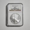 Image 1 : NGC MS70 Graded 2008-W Silver 1 Oz American Eagle ~ WEST POINT MINT!