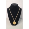 Image 1 : Stunning U.S 1994 $25 1/2 Oz Fine Gold Eagle In 14K Gold Bezel & On 14K Gold Chain - Weight: 48.4g