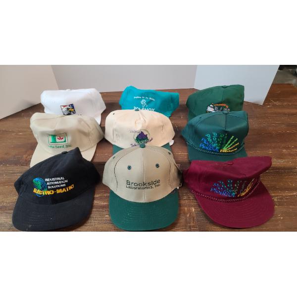 Assorted Lot Of Brand New Hats Including Electromatic Industrial, Pioneer & More