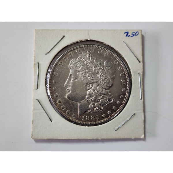 1885 90% Silver Morgan Dollar