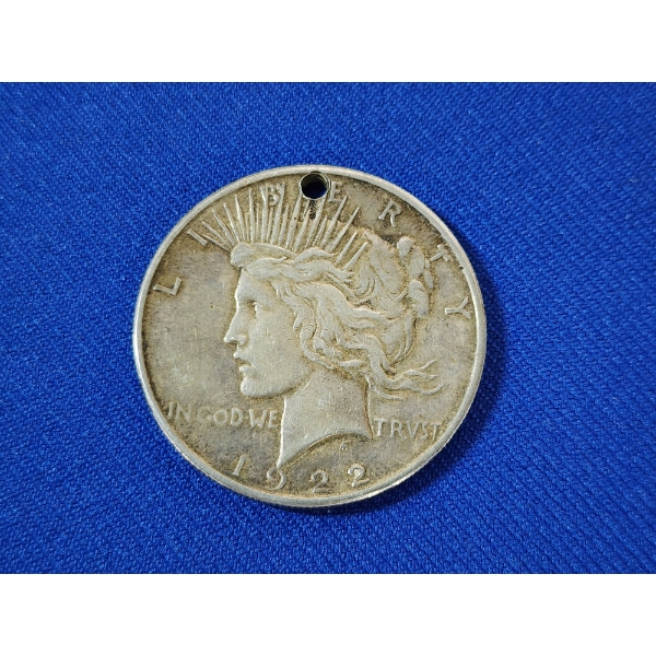 1922-S 90% Silver Peace Dollar 