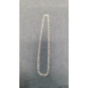 Image 3 : 14K Gold Women's Two Tone Gold Diamond Cut Figaro Chain Necklace With 10K Gold Clasp - Weight: 7.1g