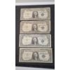 Image 1 : (4) $1 Silver Certificates - Series 1935 G & 1957