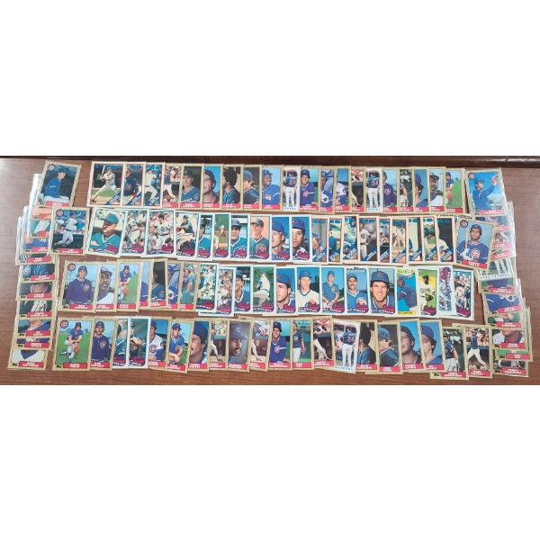 Huge Lot of Over 100 Chicago Cubs Baseball Trading Cards Including Andre Dawson!