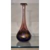 Image 2 : Iridized Flat Top Art Glass Vase - 10 " by 4" At Widest Pt.  Blenko Style Shape