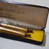 Image 4 : Incredible Arpege Chanel No. 5 Perfumed 14KT Gold Exclusive Filigree Design Pen in Original Case