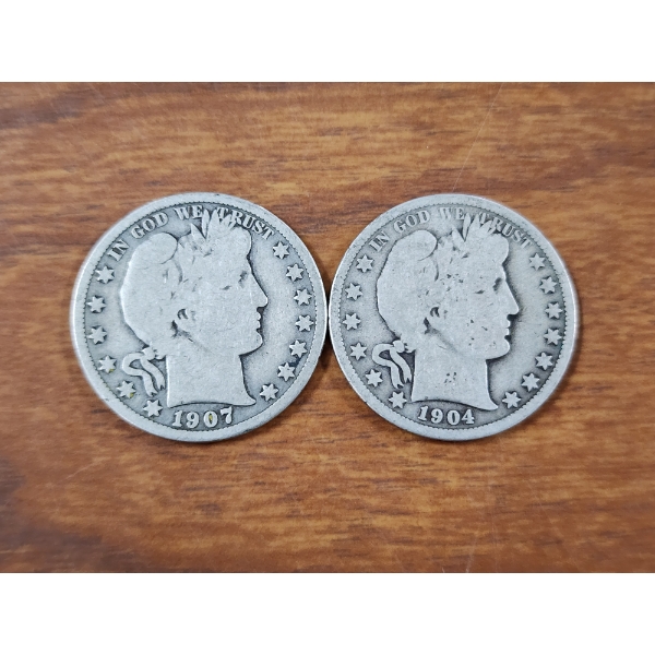 $1.00 Face Value in 90% Silver Barber Half Dollars
