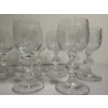 Image 5 : 14 Crystal Water Goblets - ~4.5 inches tall
