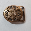 Image 1 : Vintage "Rays" Tech Ether Guild Solid Brass Belt Buckle