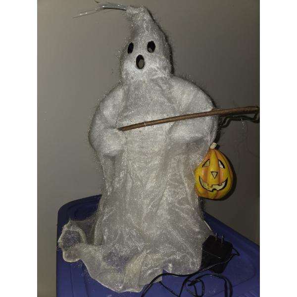Lighted Large Ghost, Wreath, Lighted Pumpkin, New Towels, Large Felt Pumpkin & More!