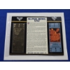 Image 1 : Authentic 1990 Super Bowl XXV NFL Football Ticket & 24K Gold Plated Ticket - Mint Condition