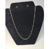 Image 1 : 14K Gold 18" Twisted Rope Necklace -Weight: 2.9