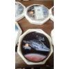 Image 3 : (12) "Star Wars Space Vehicles" Collectors Plates From The Hamilton Collection All With COA's