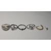 Image 1 : Assorted Collection Of Women's Sterling Silver Rings & Single Earring - Total Weight: 10.7g
