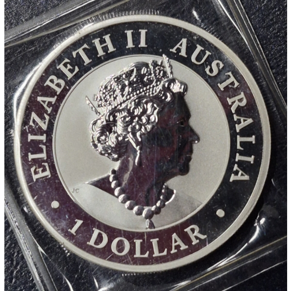 2023 Australia King Elizabeth III Kookaburra 1 Oz .999 Silver $1 Coin