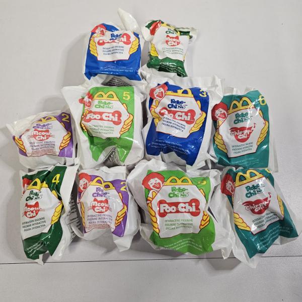 Collection Of 2000 McDonald's Happy Meal Robo-Chi Pets in Original Packaging
