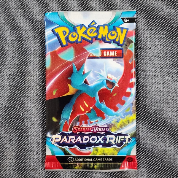 Media for SEALED Pokemon Scarlet & Violet Paradox Rift 10 Card Booster Pack ~ Guaranteed Rare in Eac