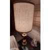 Image 4 : Lot Of 2 Items As Shown: Table Lamp & Santa Claus Figure - Colorful Hand Painted