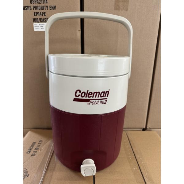 Large Coleman Poly Lite 2 Beverage Cooler With Spigot - Like New