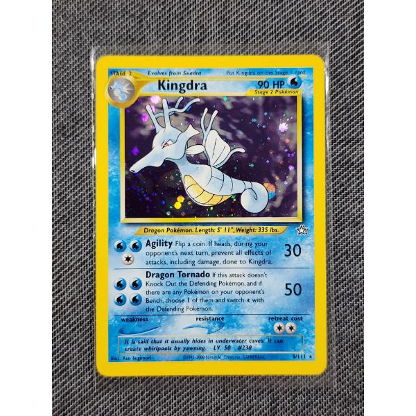 Kingdra 8/111 Holo Rare Neo Era Vintage Pokemon Trading Card ~ NM/LP Condition!