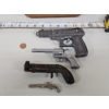 Image 2 : Four Assorted Vintage Toy Firearms with Wooden Box