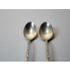 Image 2 : Stieff "Rose" Pattern Sterling Silver Teaspoons TW: ~75.0g - See Description