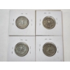 Image 6 : Four 90% Silver U.S. Washington Quarters 1962-D, 1952-D, 1953-D, 1953-D FV: $1.00