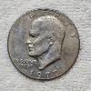 Image 1 : 1977-D United States Dwight D. Eisenhower Copper-Nickel Clad Dollar Coin FV: $1.00