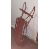 Image 2 : Very RARE - Antique Steerable Mechanism Snow Sled - See Pics