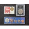 Image 1 : Lot of Assorted United States Collectible Coins in Displays Ft. 40% Silver Half Dollar & More!