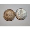 Image 2 : 1936 Germany Third Reich 5 Coin ASW: 0.4016 oz & 1937 Great Britain 2 Schillings Coin Silver (.500)